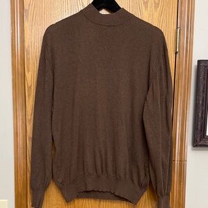 Pronto Uomo Rich Brown Turtleneck Sweater